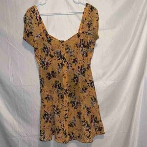 Floral Yellow Dress